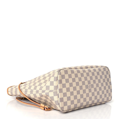 Louis Vuitton Damier Azur Neo Neverfull MM Rose Ballerine 4 of 10