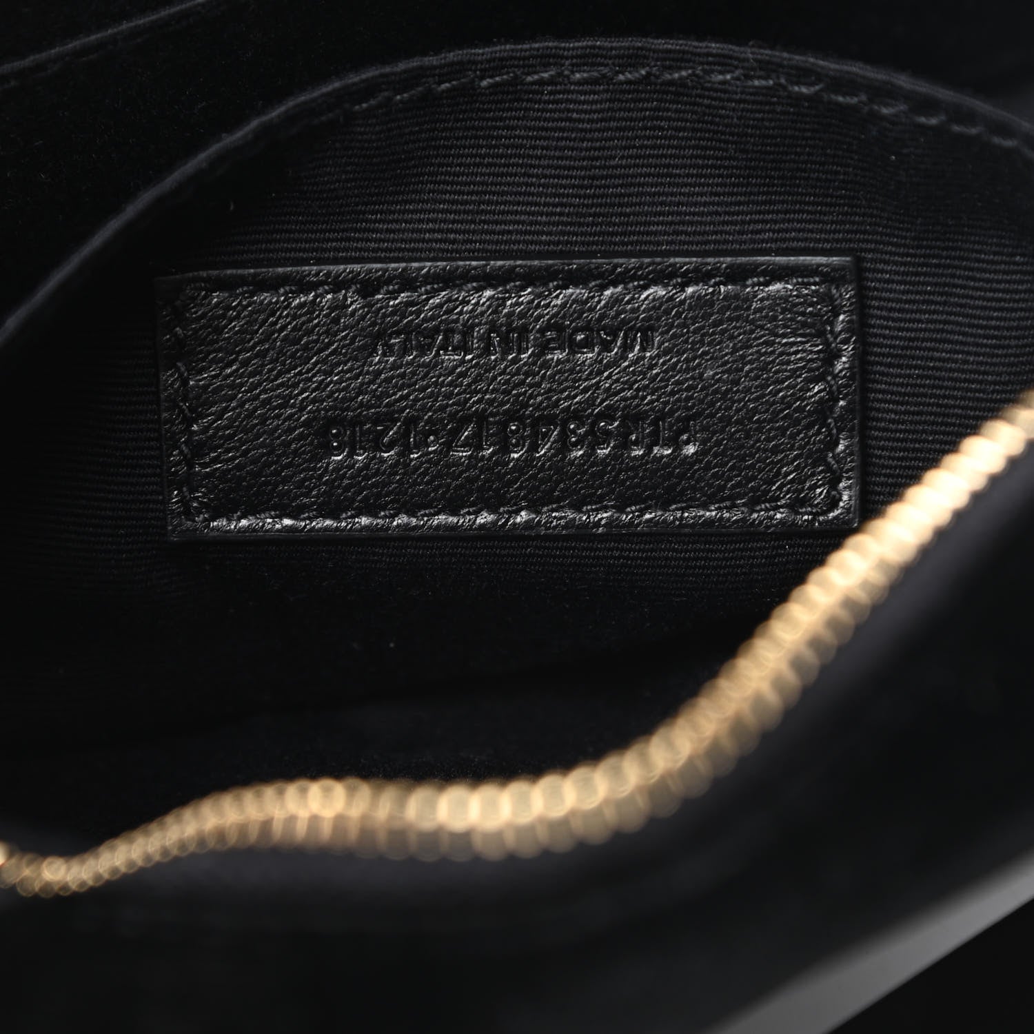 Saint Laurent Velour Matelasse Monogram Lou Belt Bag Black 7 of 11