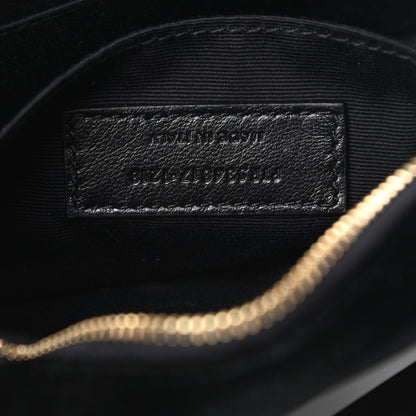 Saint Laurent Velour Matelasse Monogram Lou Belt Bag Black 7 of 11