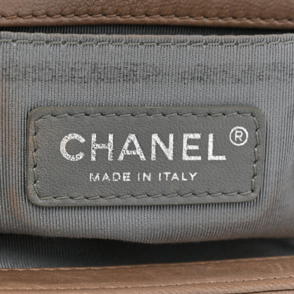 Chanel Velvet Quilted Small Boy Flap Beige 5 of 18