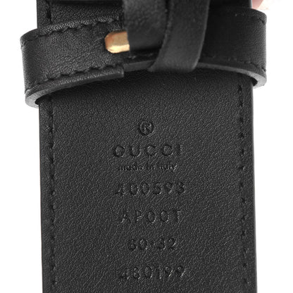 Gucci Calfskin Double G 40mm Belt 80 32 Black 4 of 5