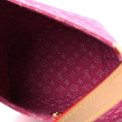 Louis Vuitton Monogram Denim All In BB Fuchsia 4 of 9