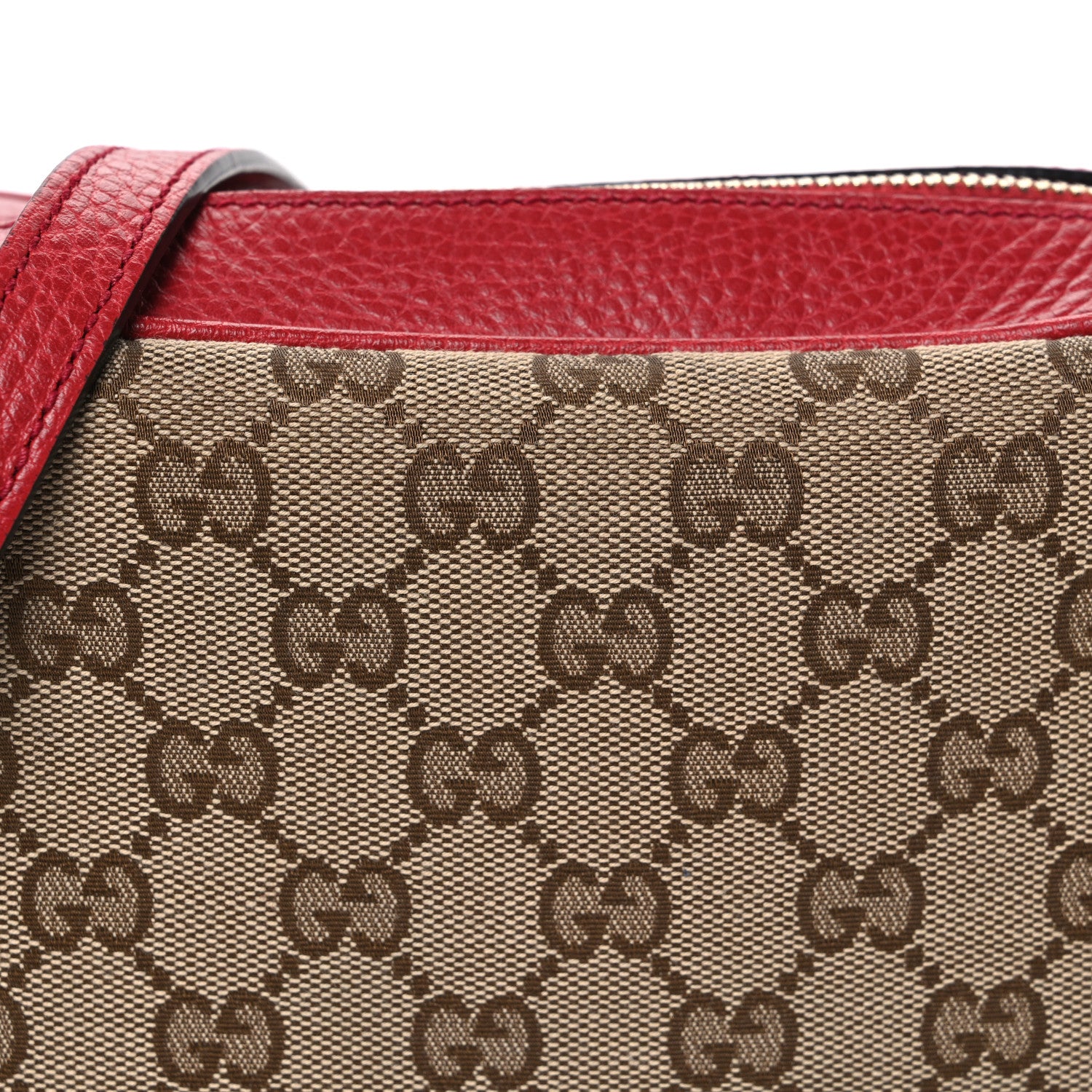 Gucci Monogram Mini Bree Messenger Bag Red 1867752 – FASHIONPHILE