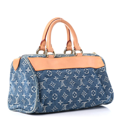Louis Vuitton Monogram Denim Neo Speedy Blue 2 of 5