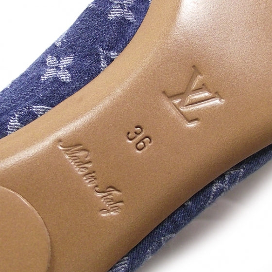 Denim Ballet Flats Slippers Blue 36 cd23328