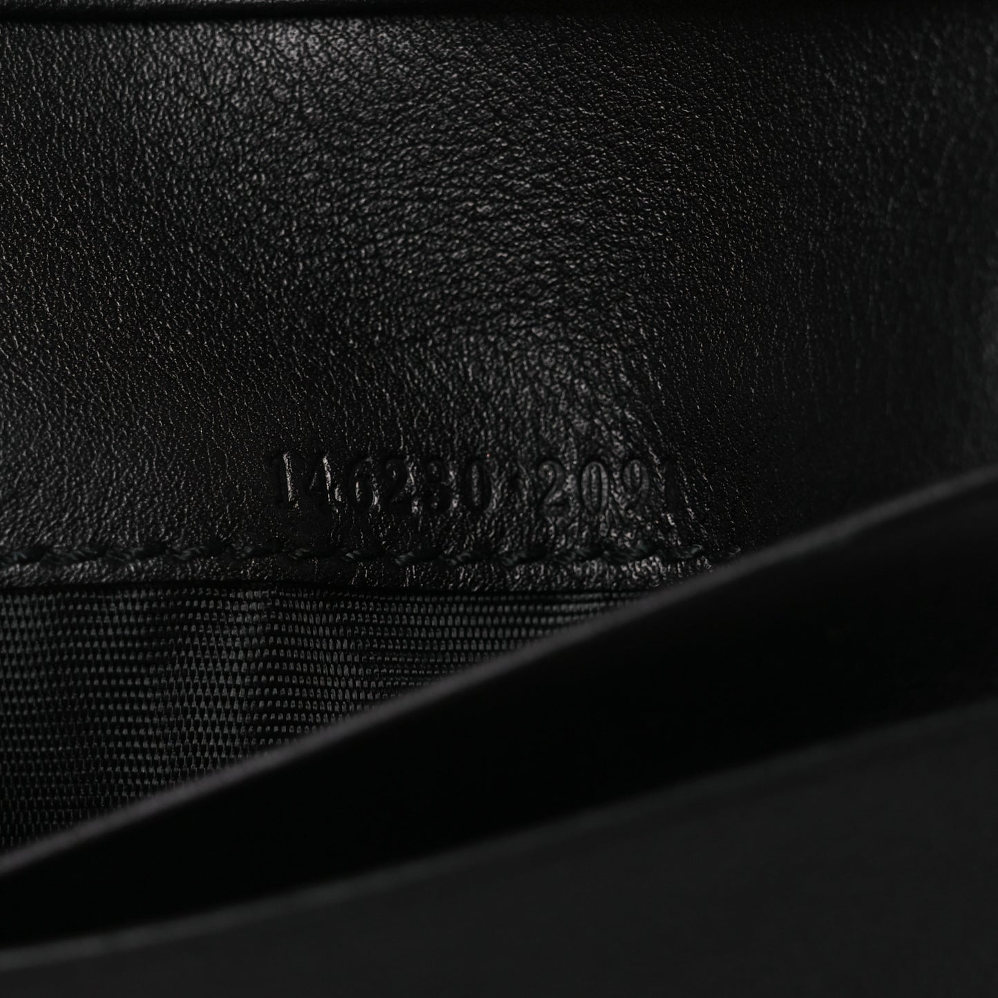Guccissima Signature Passport Case Black