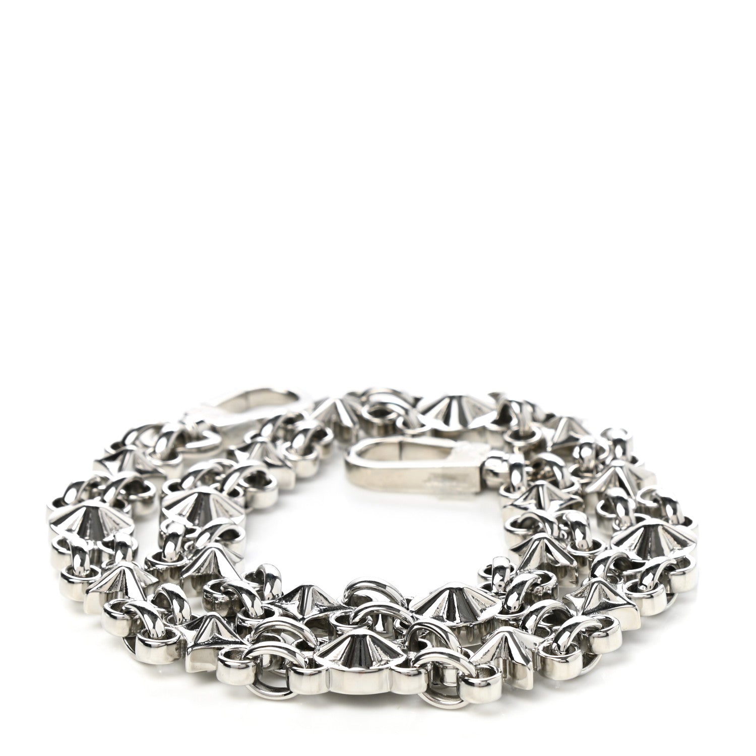 Louis Vuitton Metal Chain Shoulder Strap Silver 2 of 4