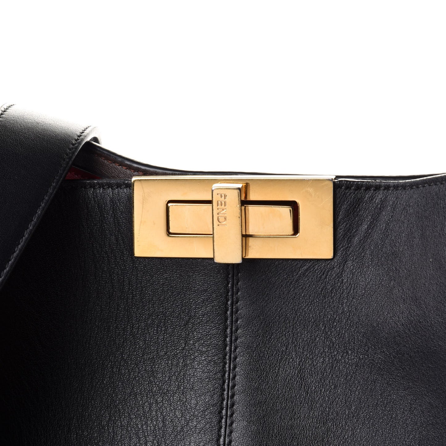 Vitello Seta Century Large Peekaboo X-Lite Black Fragola