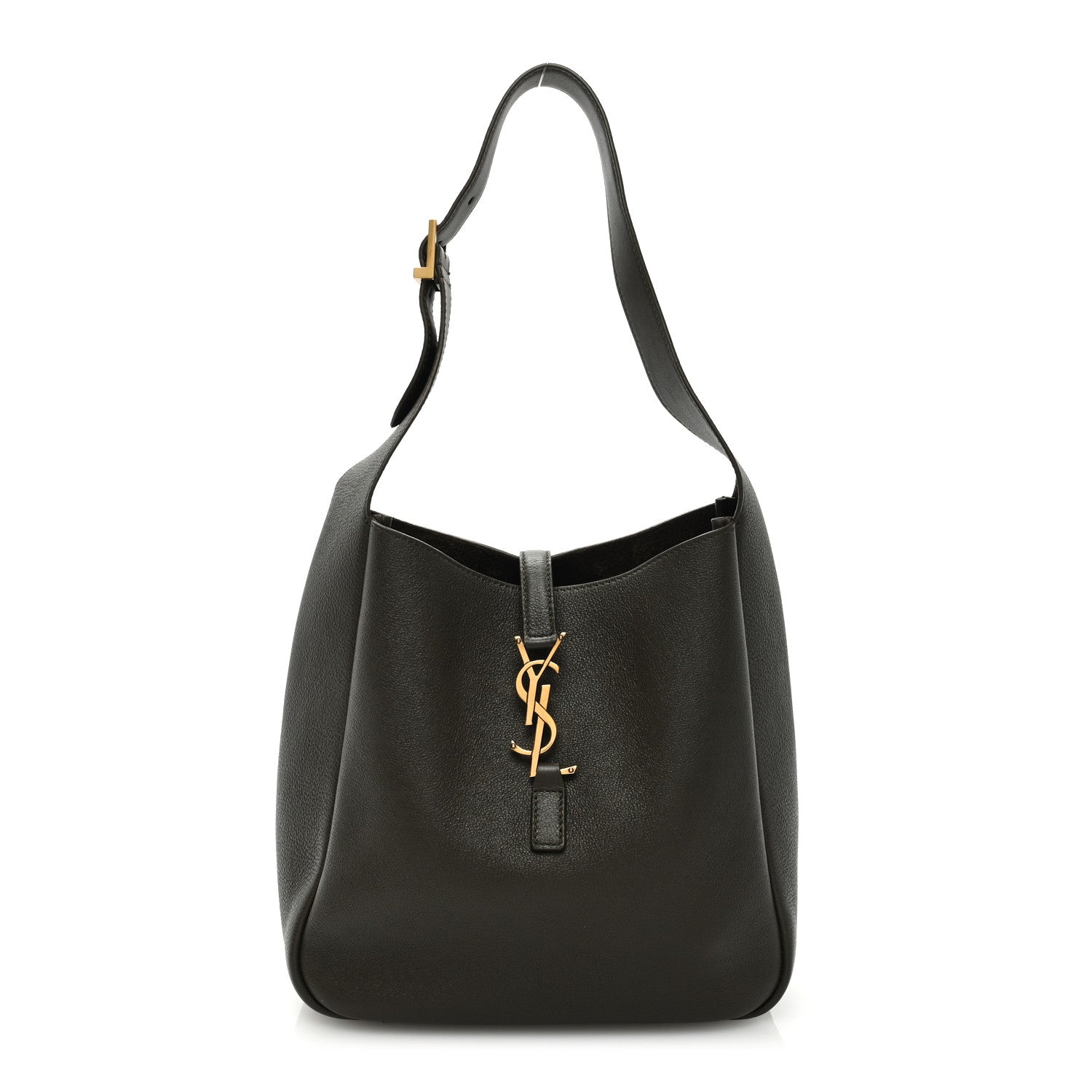 Saint Laurent Smooth Calfskin Small Le 5 A 7 Soft Hobo Light Musk 1 of 7