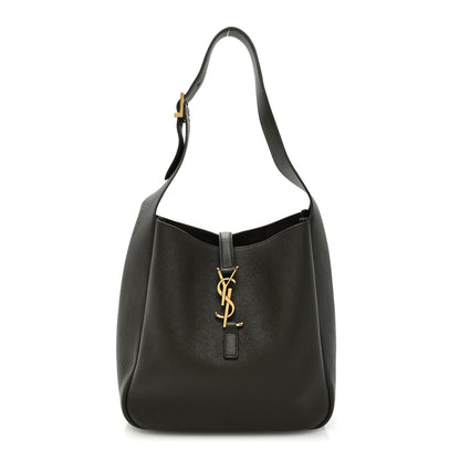 Saint Laurent Smooth Calfskin Small Le 5 A 7 Soft Hobo Light Musk 1 of 7