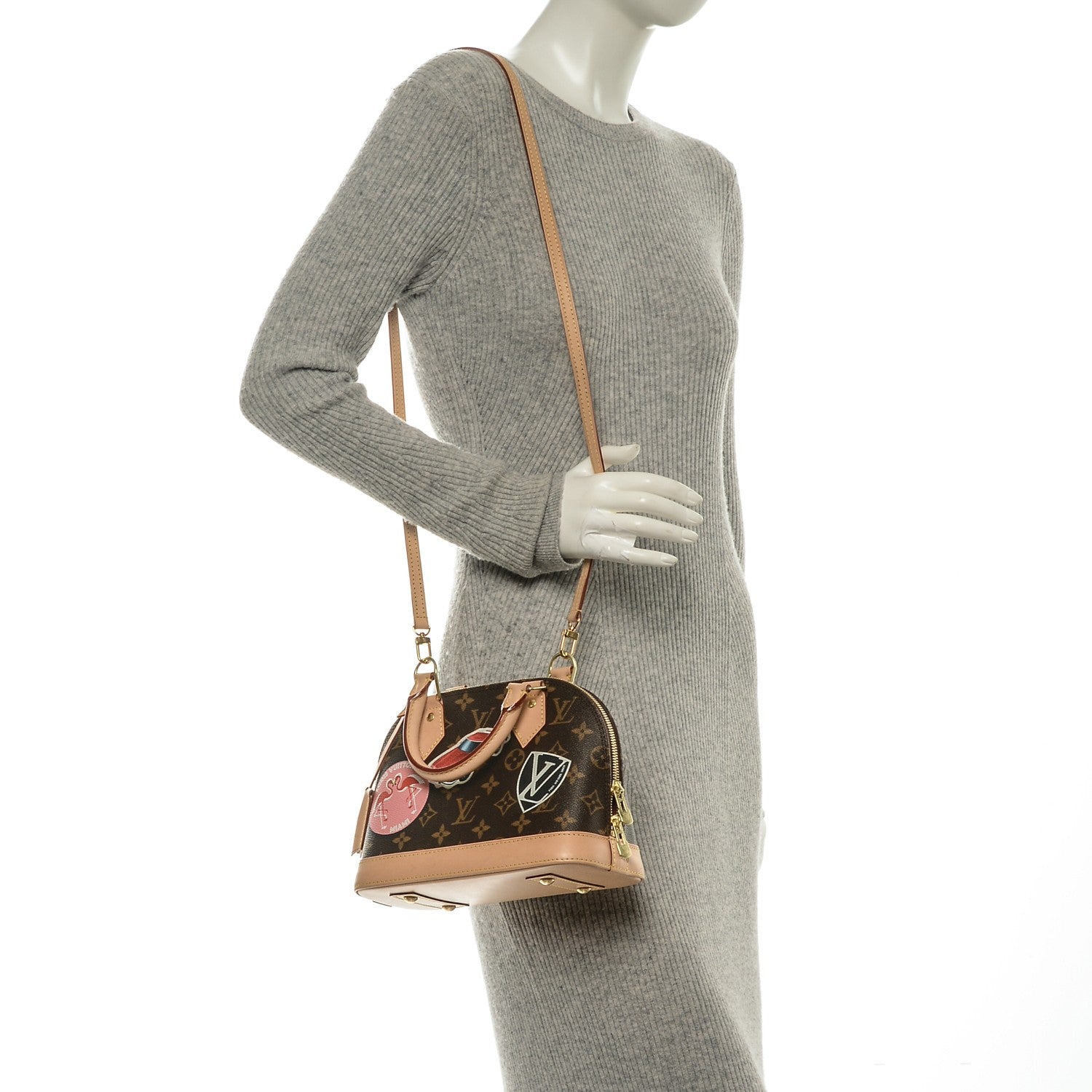 Louis Vuitton Monogram World Tour Alma BB 2 of 6
