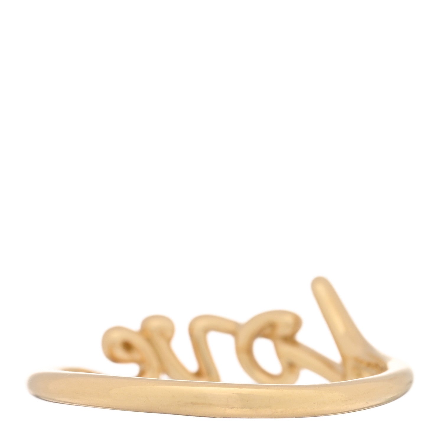 Tiffany 18K Yellow Gold Mini Paloma's Graffiti Love Ring 54 7 3 of 5
