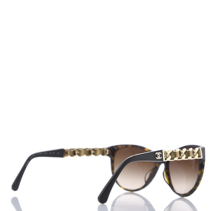Chanel Acetate CC Chain Sunglasses 5215Q Tortoise 4 of 8