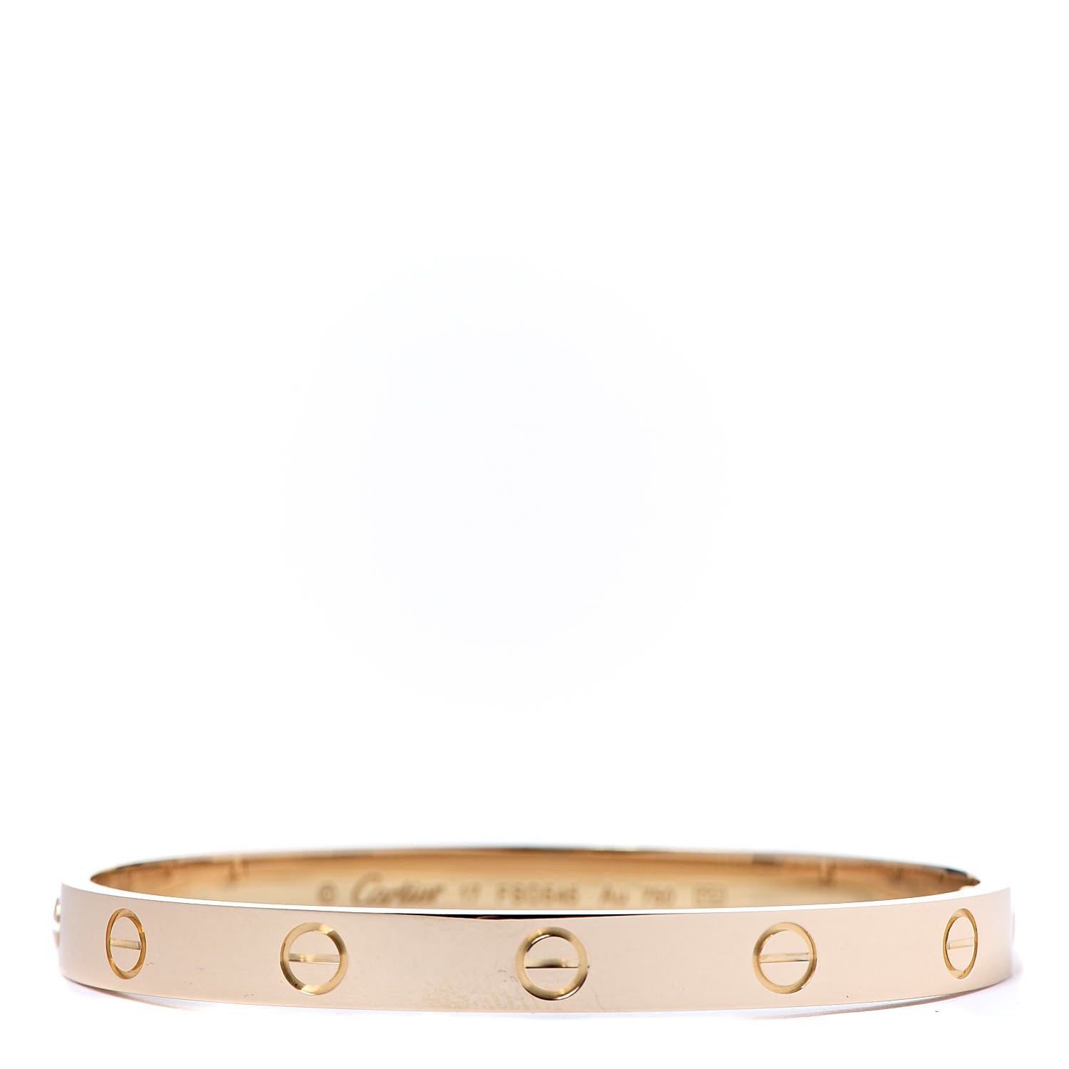 Cartier 18K Yellow Gold LOVE Bracelet 17 1 of 7