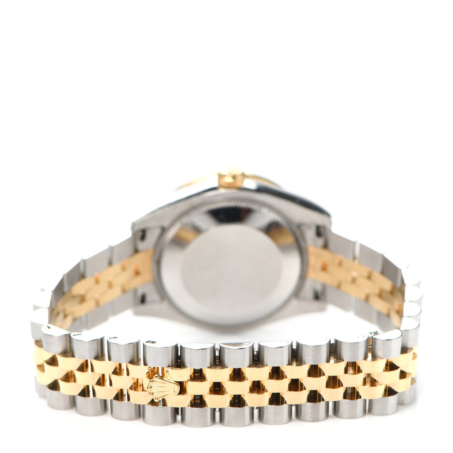 Rolex Stainless Steel 18K Yellow Gold Diamond 31mm Oyster Perpetual Datejust Watch Silver 178383 3 of 5