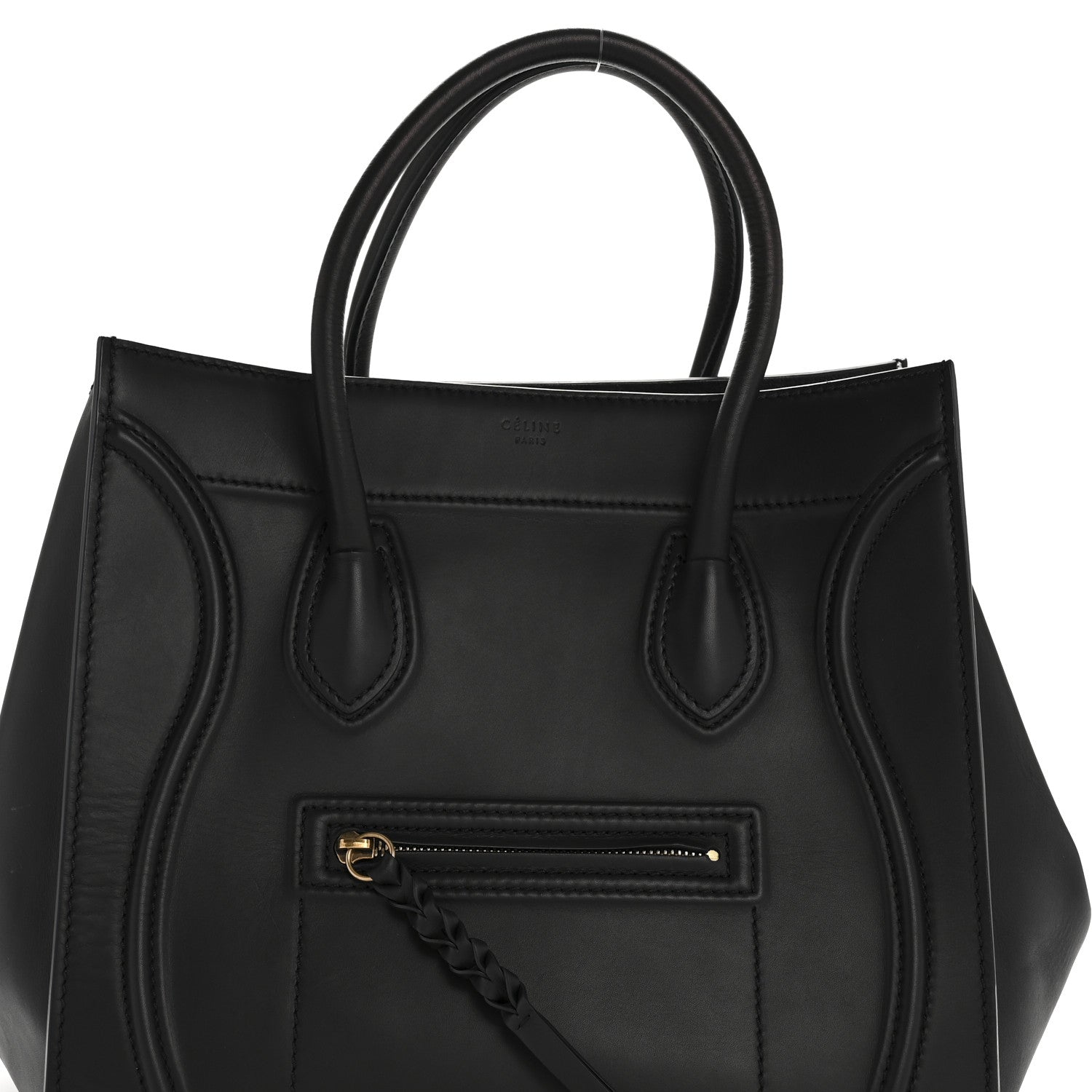 Celine Smooth Calfskin Medium Phantom Luggage Navy Blue 8 of 13
