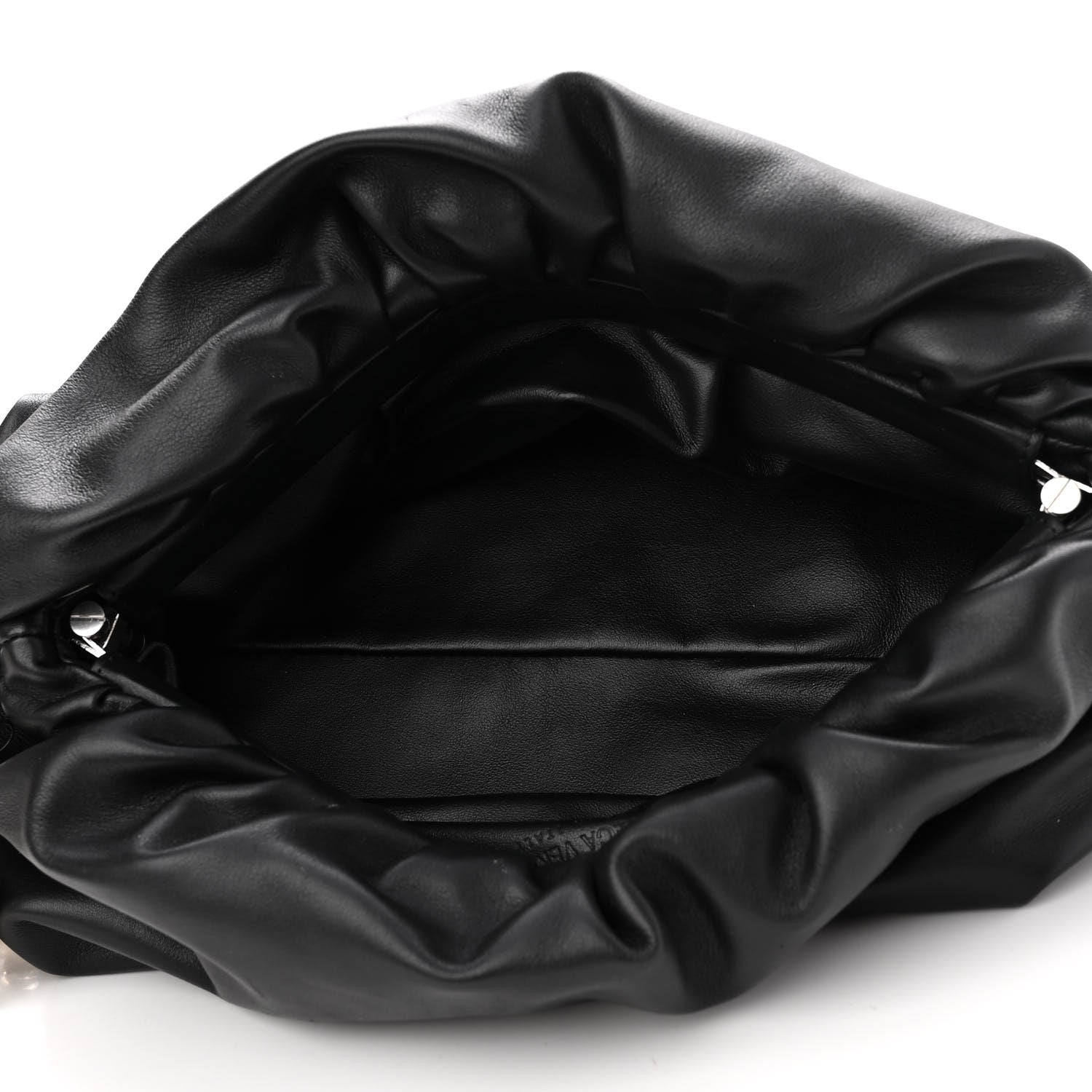 Bottega Veneta Calfskin The Pouch Chain Black 5 of 9