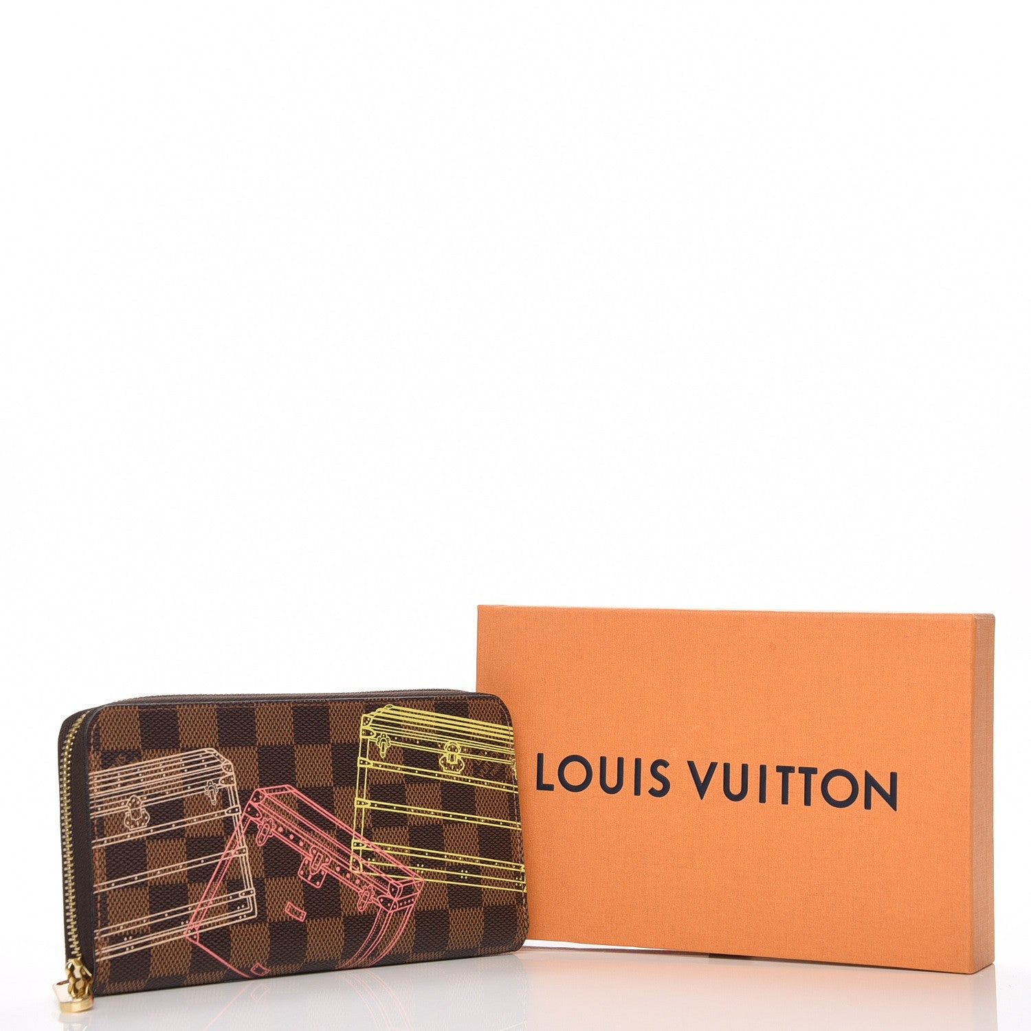 Louis Vuitton Damier Ebene 2014 Christmas Animation Zippy Wallet 8 of 8