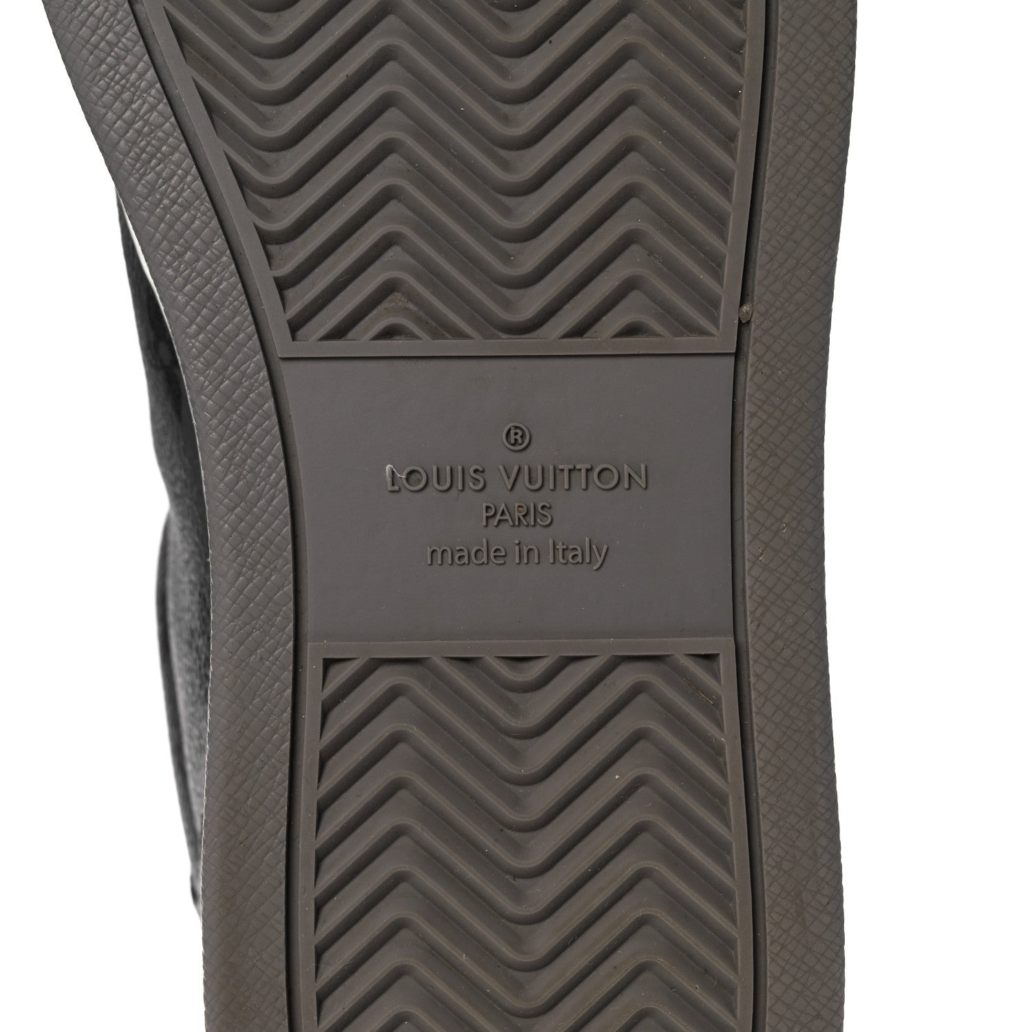 Louis Vuitton Reverse Monogram Eclipse Mens Rivoli Sneakers 10 Black 6 of 8