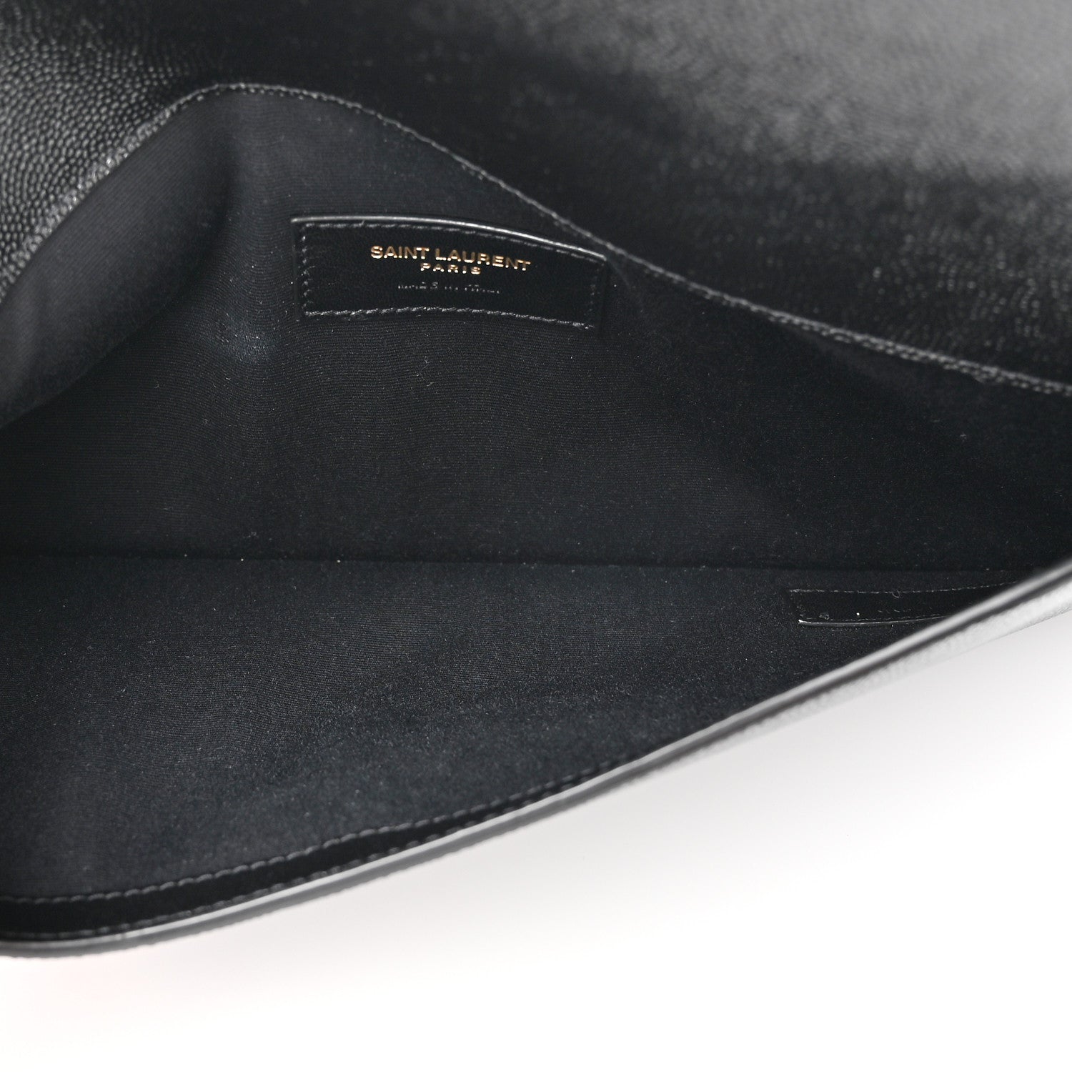 Saint Laurent Grain De Poudre Uptown Pouch Black 5 of 8