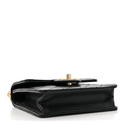 Chanel Lambskin Quilted Chic Pearls Flap Black 4 of 16