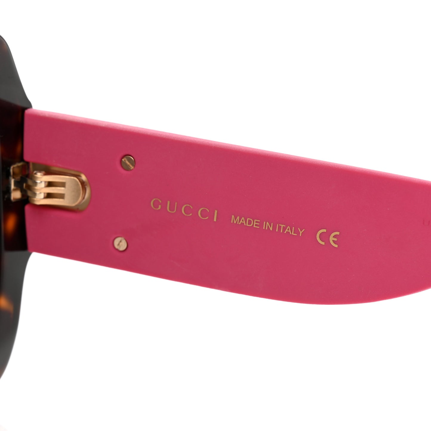 Square Frame GG0102S Sunglasses Glitter Pink Multi