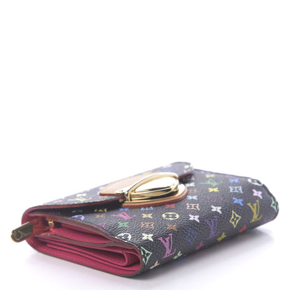 Louis Vuitton Monogram Multicolor Joey Wallet Black Grenade 4 of 10