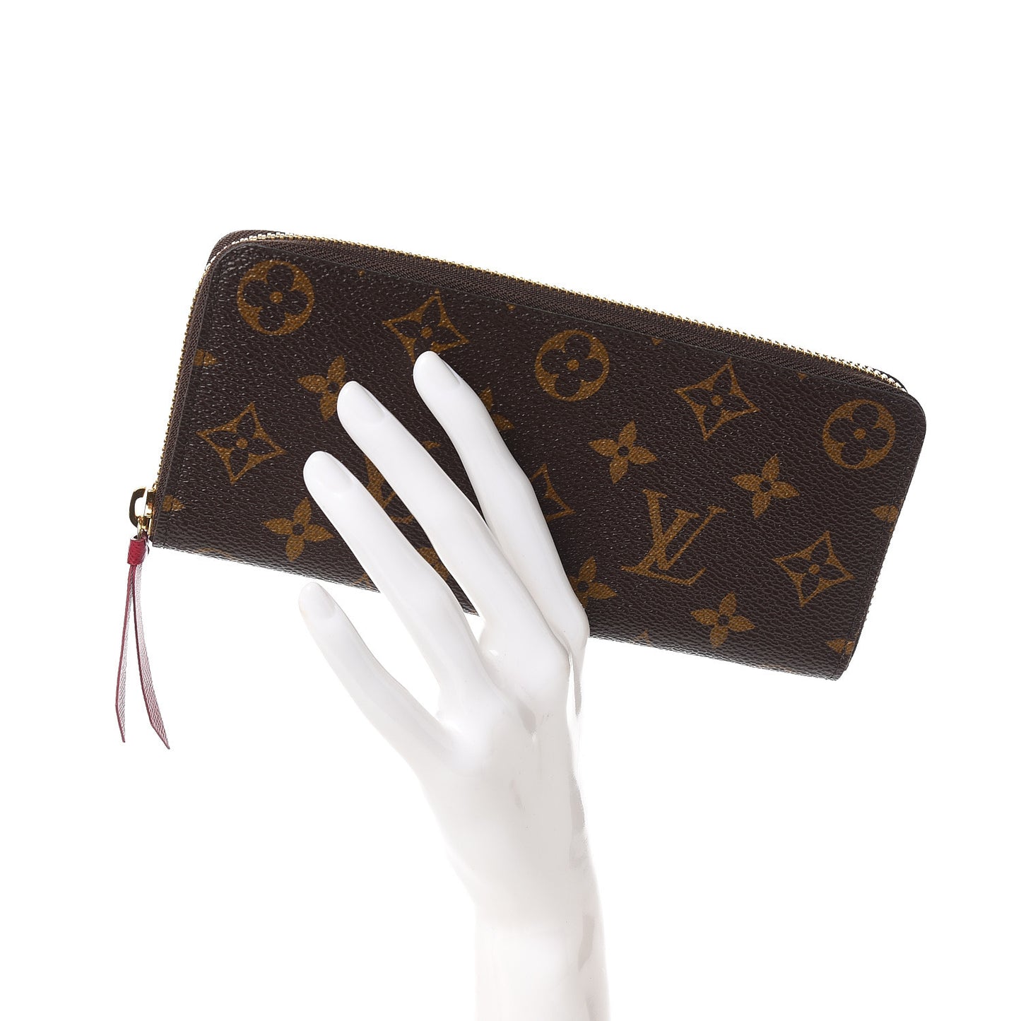 Monogram Clemence Wallet Fuchsia