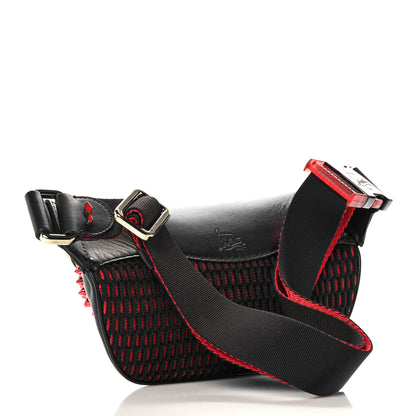 Christian Louboutin Calfskin Marie Jane Love Belt Bag Black Platine 2 of 8