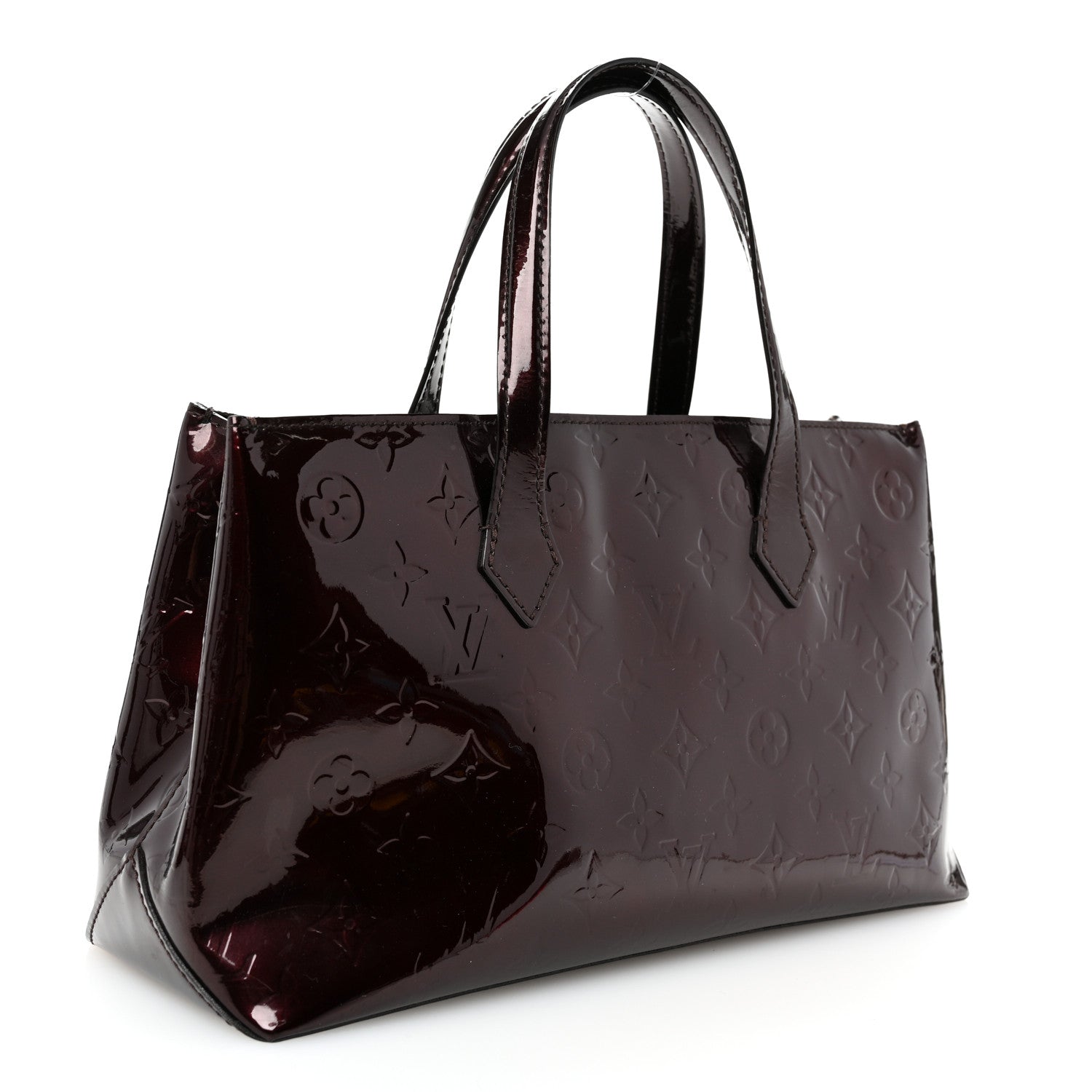 Louis Vuitton Vernis Wilshire PM Amarante 3 of 10