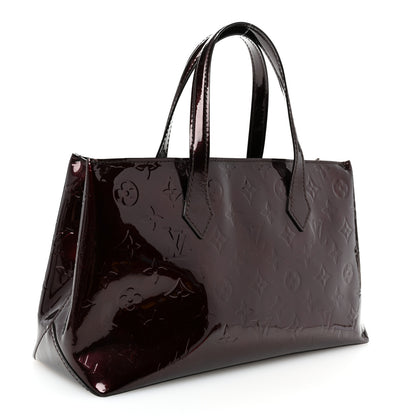 Louis Vuitton Vernis Wilshire PM Amarante 3 of 10