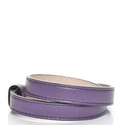 Bulgari Calfskin Serpenti Forever Double Coil Bracelet M 3 of 5