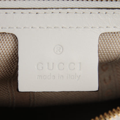 Gucci Bright Diamante Calfskin Small Top Handle Bag White 6 of 7