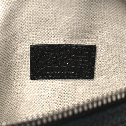 Gucci Piuma Calfskin Jumbo GG Embossed Small Belt Bag Black 6 of 10