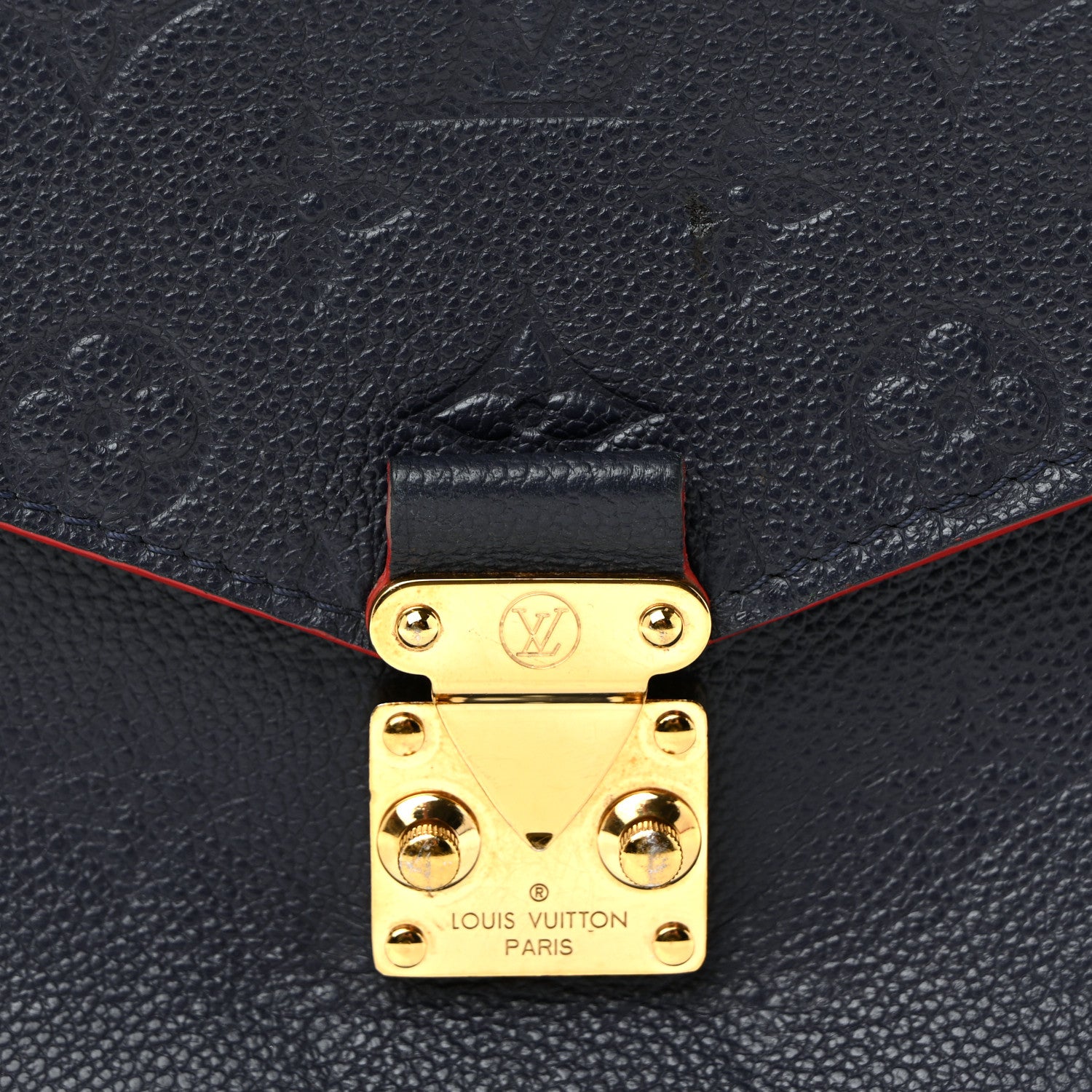 Louis Vuitton Empreinte Pochette Metis Marine Rouge 7 of 11