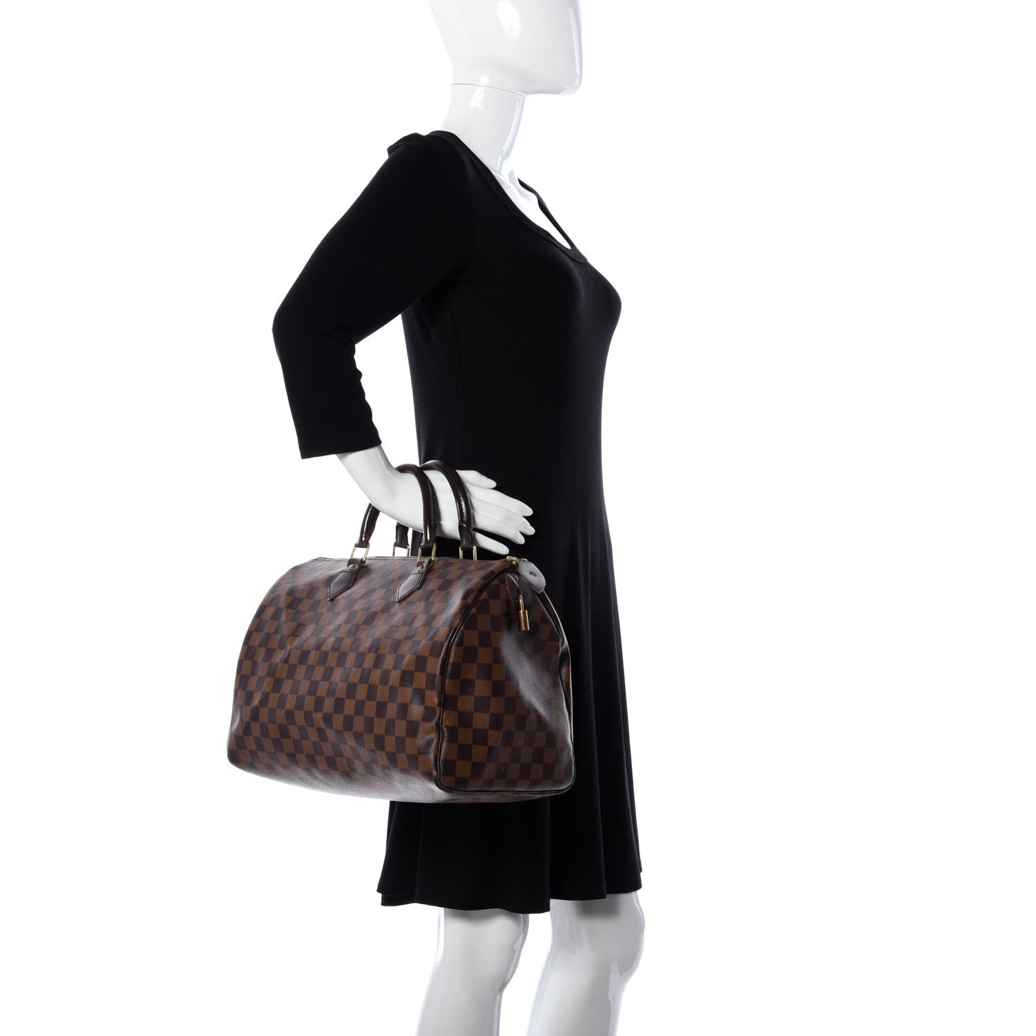Louis Vuitton Damier Ebene Speedy 35 2 of 9