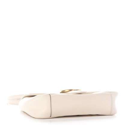 Gucci Calfskin Matelasse Mini GG Marmont Shoulder Bag White 4 of 9