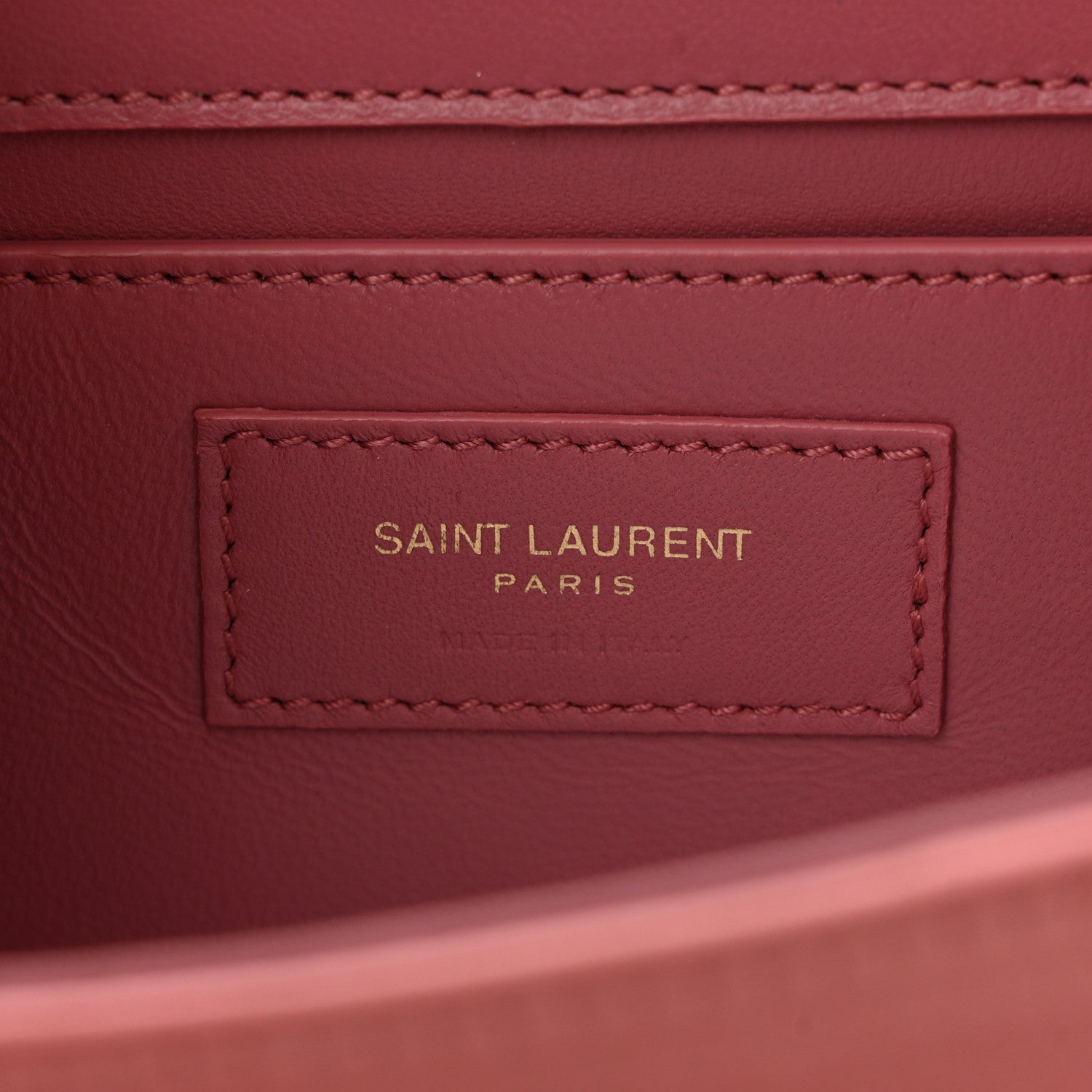 Saint Laurent Satin Small Classic Monogram Kate Tassel Satchel Coral Rose 6 of 10