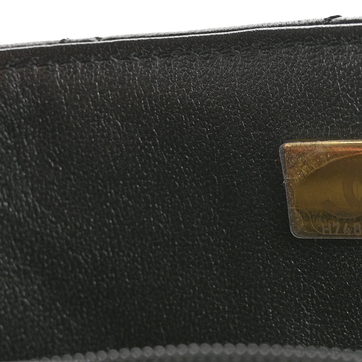 Chanel Lambskin Quilted  Pearl  Flap Black 7 of 10