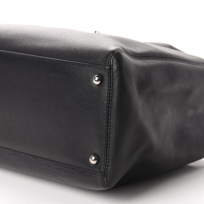 Chanel Calfskin Small Cerf Executive Shopper Tote Black 8 of 11