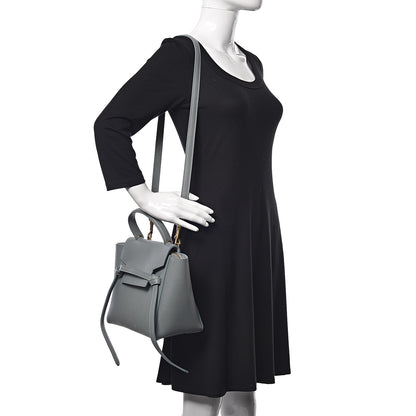 Celine Baby Grained Calfskin Micro Belt Bag Storm 2 of 10