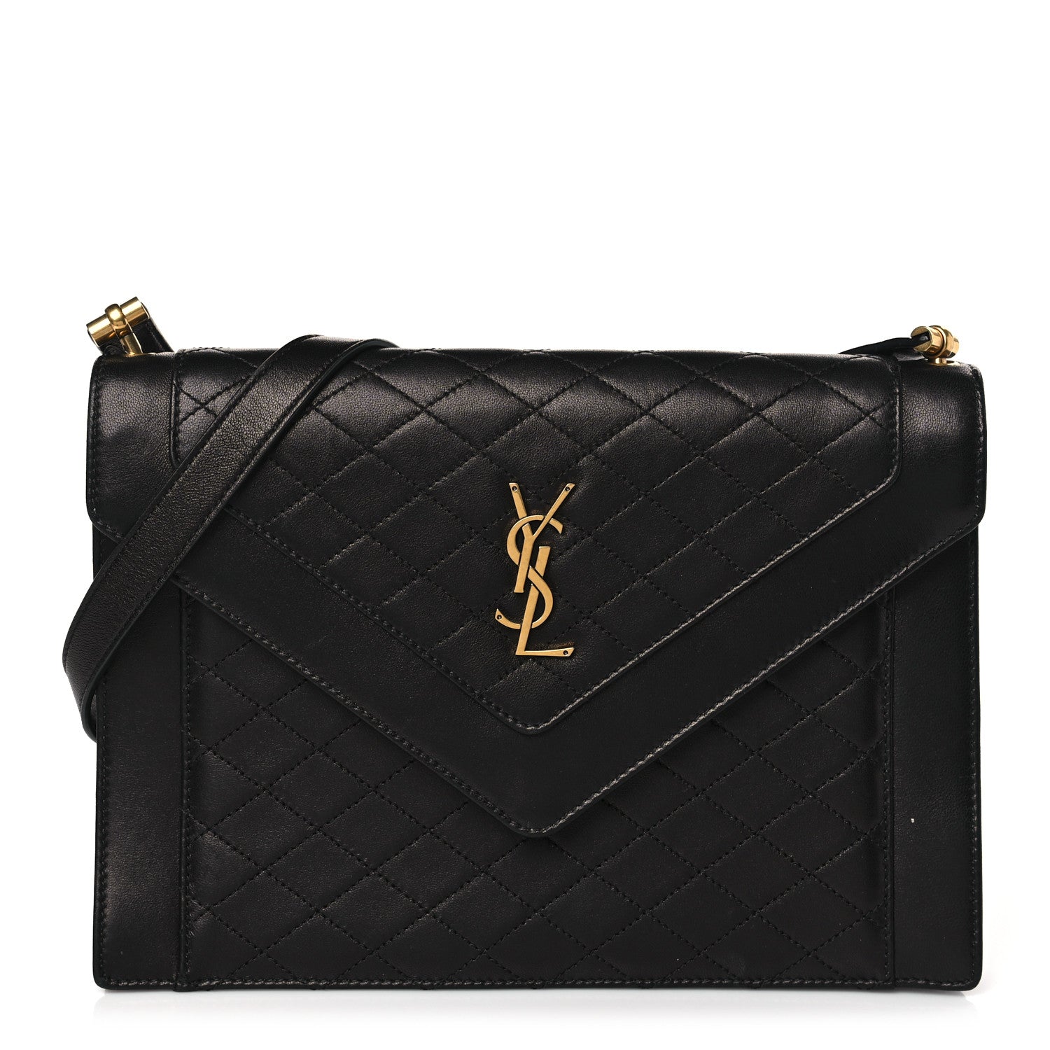 Saint Laurent Lambskin Quilted Mini Gaby Satchel Black 1 of 9