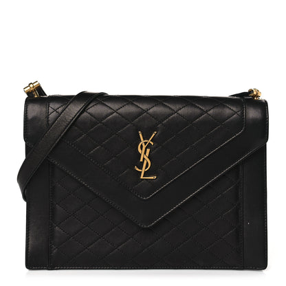 Saint Laurent Lambskin Quilted Mini Gaby Satchel Black 1 of 9