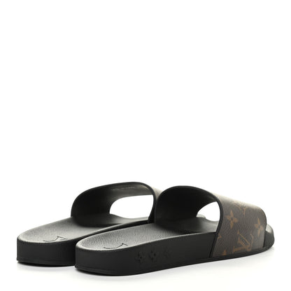 Louis Vuitton Rubber Monogram Mens Waterfront Mules 5 Macassar 4 of 6
