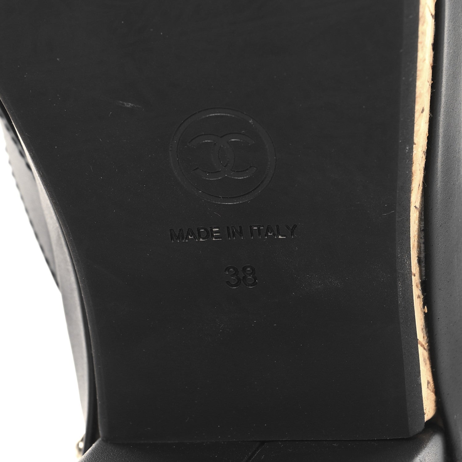 Chanel Calfskin CC Turn Lock Clogs 38 Black 8 of 9