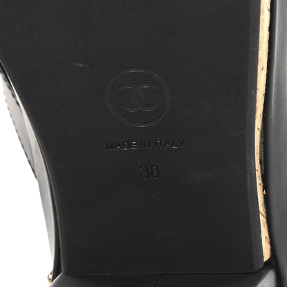 Chanel Calfskin CC Turn Lock Clogs 38 Black 8 of 9
