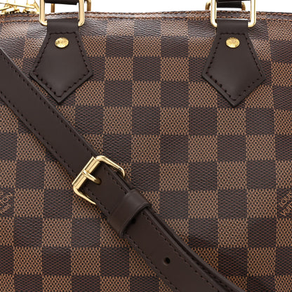 Louis Vuitton Damier Ebene Speedy Bandouliere 25 8 of 10