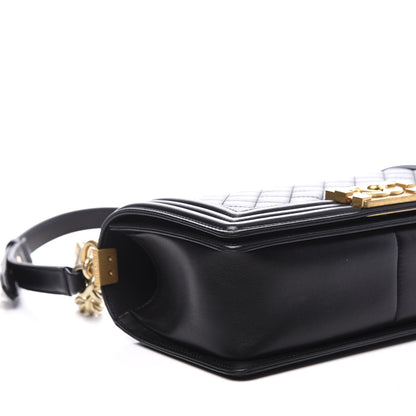 Chanel Lambskin Quilted Medium Boy Flap Black 5 of 9