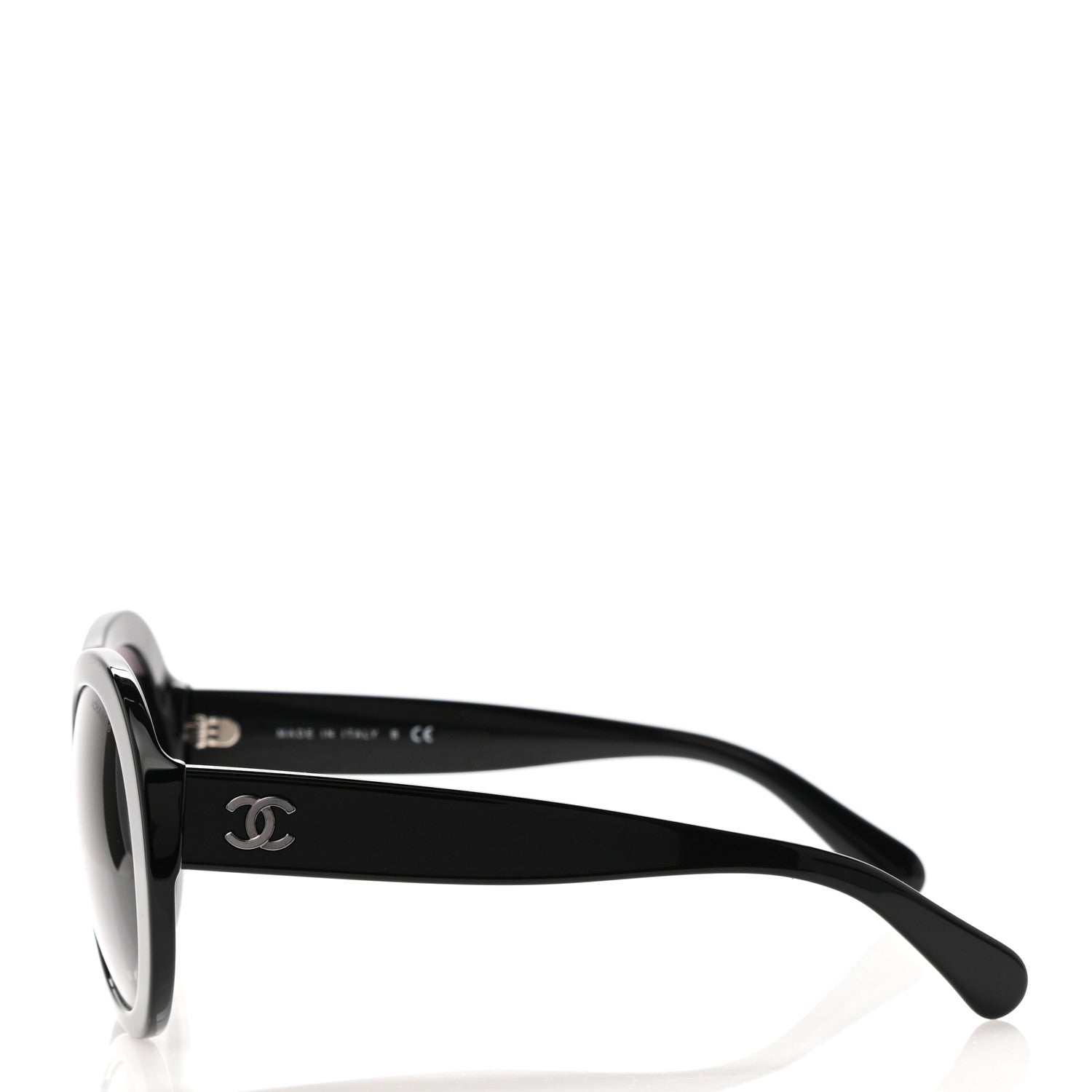 Chanel Oval CC Sunglasses 5372 Black 2 of 4