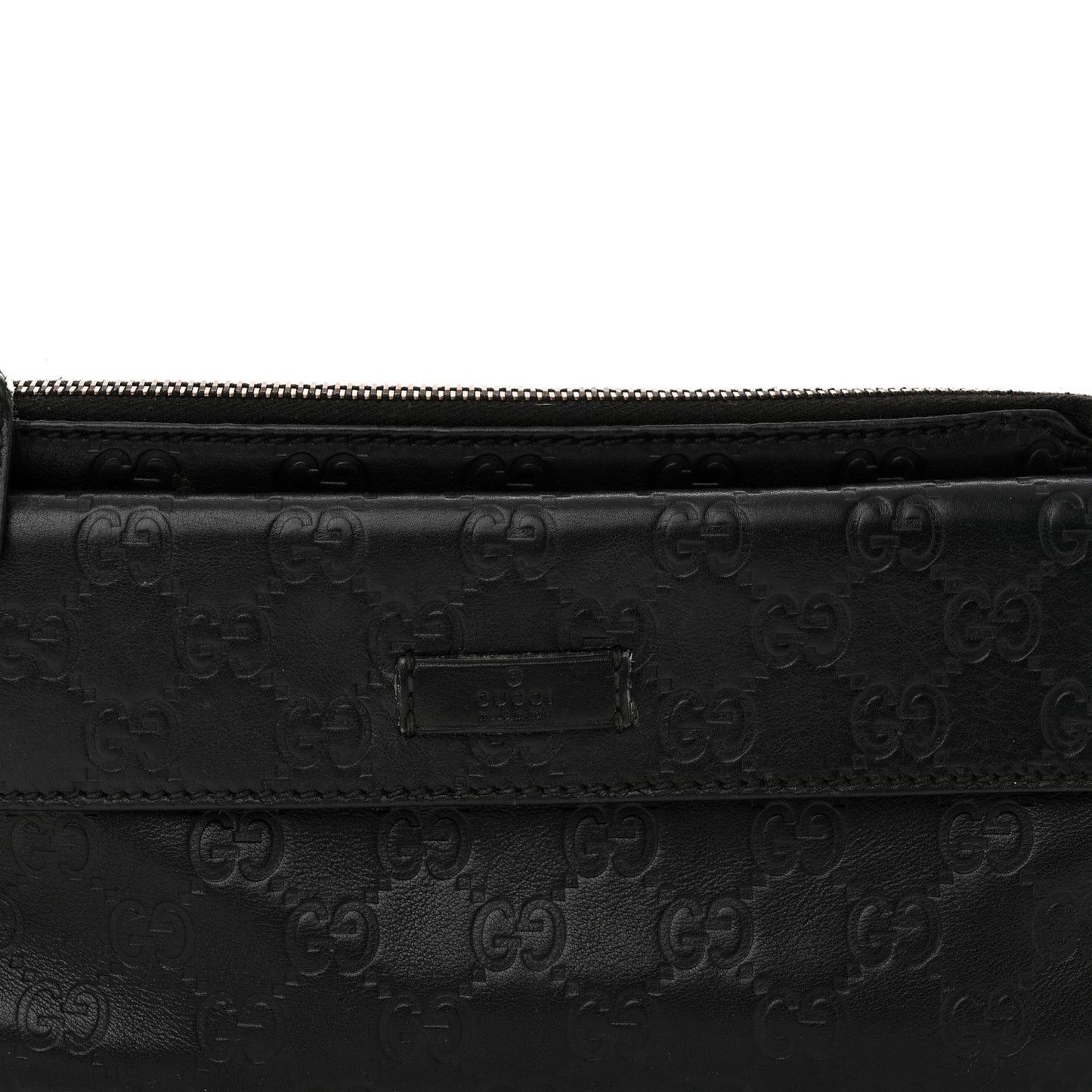 Guccissima Waist Belt Bag Black